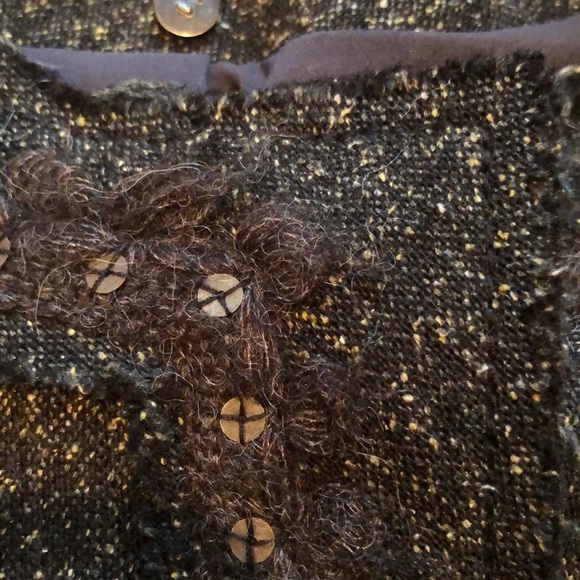 Rebecca Taylor size 2 black/green jacket w/ trim - Picture 3 of 6